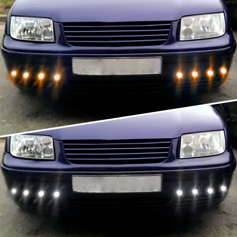 Set 10 đèn mắt đại bàng cho xe ô tô 23mm 4014 LED | BigBuy360 - bigbuy360.vn