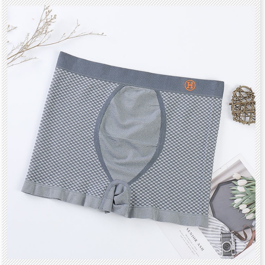Hộp 3 quần lót nam cao cấp Freesize từ 45-80kg sịp đùi boxer vải cotton kháng khuẩn DOLMAN QL08