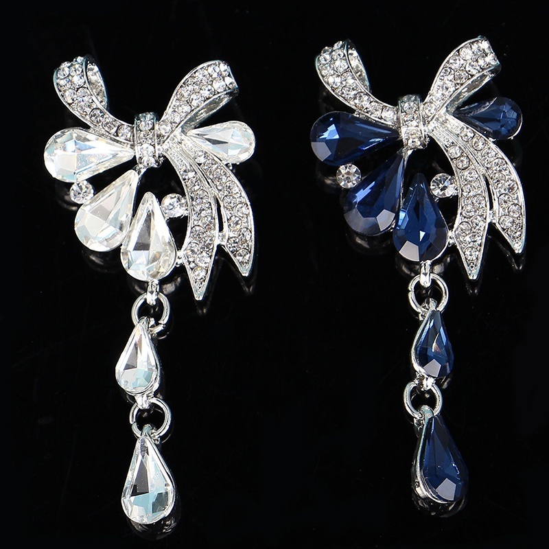 Ghim Cài Áo Hình Giọt Nước Đính Đá Thời Trang