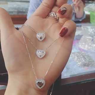 Dây chuyền tim bạc cao cấp