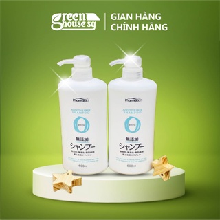 Dầu gội, xả, sữa tắm tinh chất thiên nhiên Pharmaact 600ml - Nhật Bản