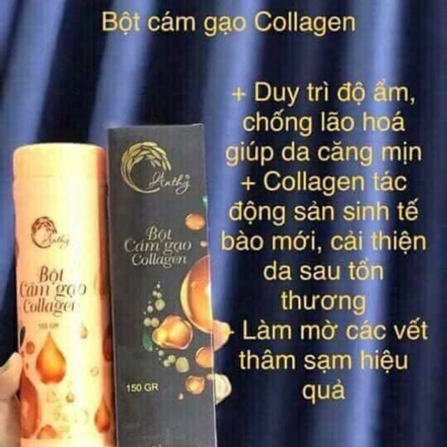 Bột cám gạo collagen anthy