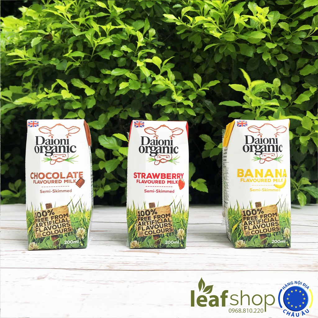 (Chỉ từ 33k/hộp khi mua nguyên thùng) Sữa tươi hữu cơ DAIONI 200ml | BigBuy360 - bigbuy360.vn