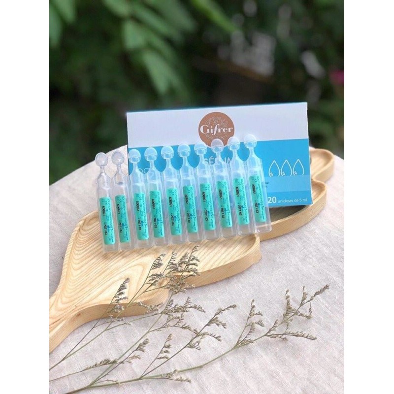 Nước muối sinh lý pháp màu xanh