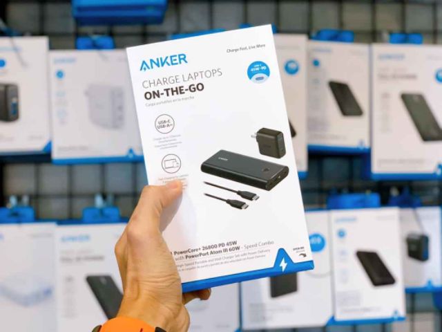 Bộ Pin dự phòng Anker PowerCore+ 26800 45W & sạc ATom III 60W