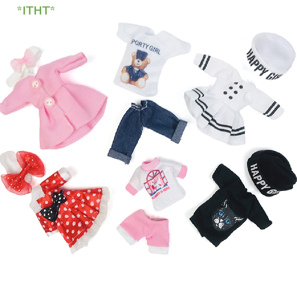 Đầm Thời Trang Cho Búp Bê 16cm Tỉ Lệ 1 / 12 Mới