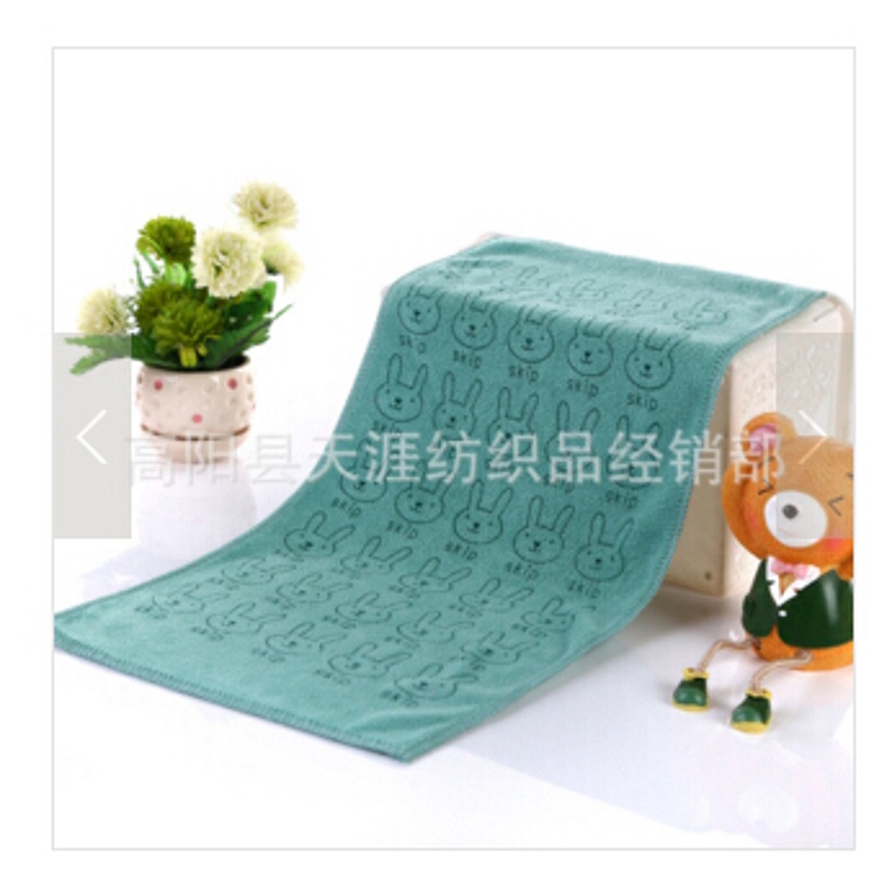 Khăn Tắm 30x75cm Hình Thỏ Dễ Thương Cho Bé