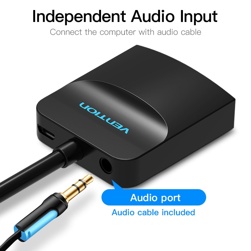 Đầu chuyển đổi Vga sang Hdmi 1080p chuyên dụng dành cho Ps4 Hdtv/ máy chiếu Vga Hdmi chất lượng cao