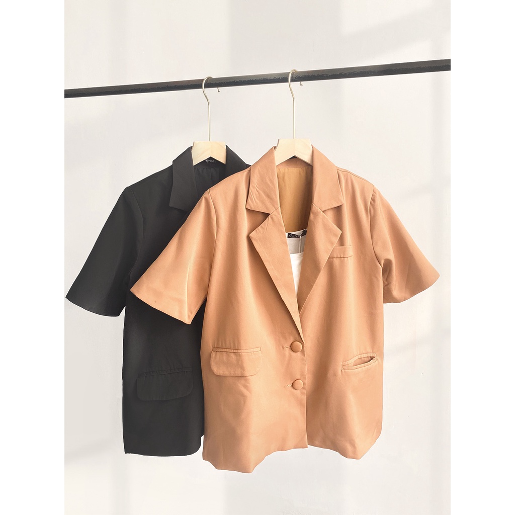 OLV - Áo Black Short Sleeve Blazer