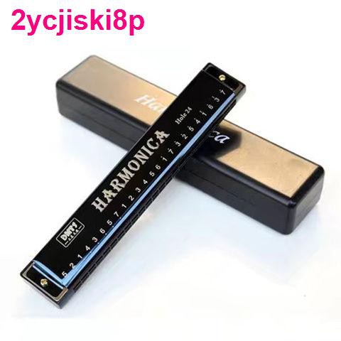 > [Mua một tặng một] Kèn harmonica trẻ em, đồ chơi học sinh, 16 lỗ, 24 phát sáng