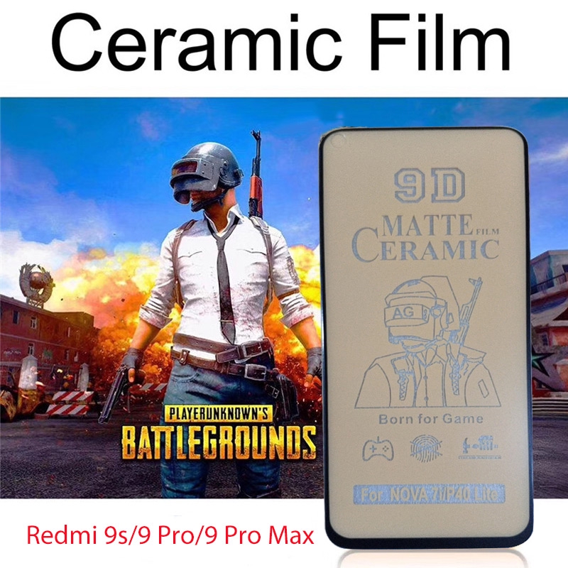 Miếng dán màn hình cường lực chống bám dấu vân tay cho Xiaomi Redmi Note 9 9s Pro