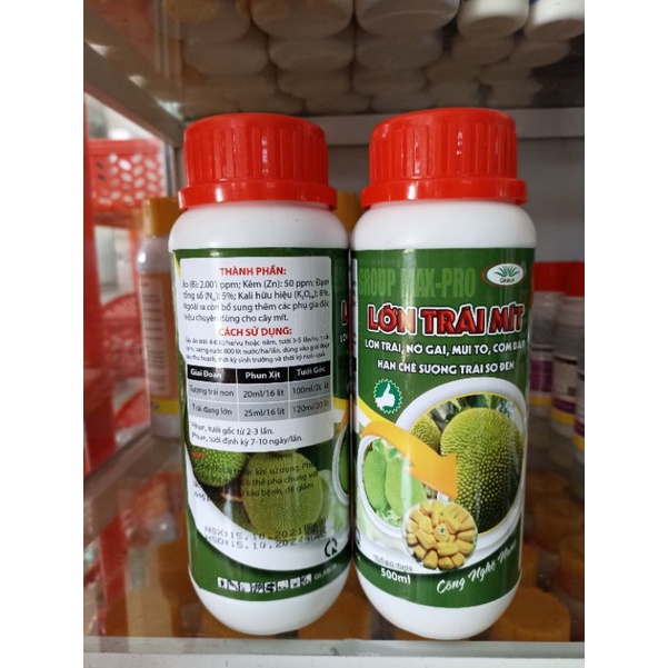 LỚN TRÁI MÍT - KÍCH THÍCH TRÁI NON LỚN NHANH - HẠN CHẾ SƠ ĐEN SƯỢNG TRÁI  chai 500ml