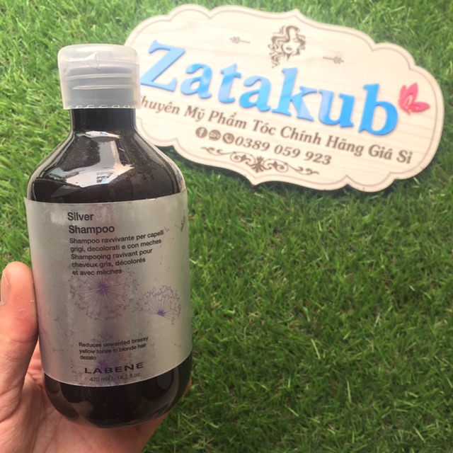 Dầu gội tím LABENE Silver Shampoo GIỮ MÀU KHỬ VÀNG 300ml