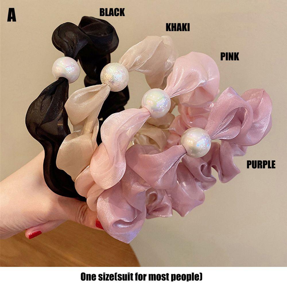 SUSANS Dây Buộc Tóc Chiffon Thanh Lịch