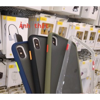 Ốp TOTU nhám chống Sock, chống bám vân tay cho iphone 7plus/8plus X/Xs Xs Max và 11 pro, 11 pro max