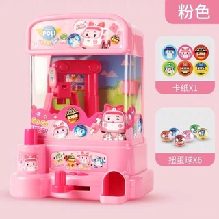 Máy Gắp Thú, Trứng Mini Phiên Bản Poly & Amber đội cứu hộ poly car