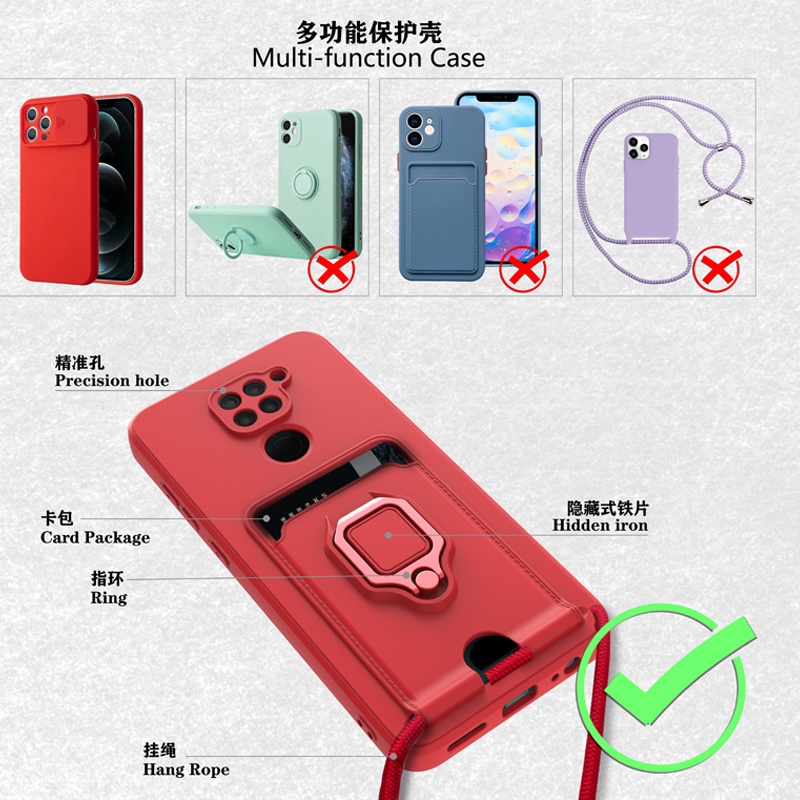 Ốp điện thoại kiểu ví tiền cho XIAOMI REDMI NOTE 9S NOTE 8 PRO / NOTE 9 PRO MAX