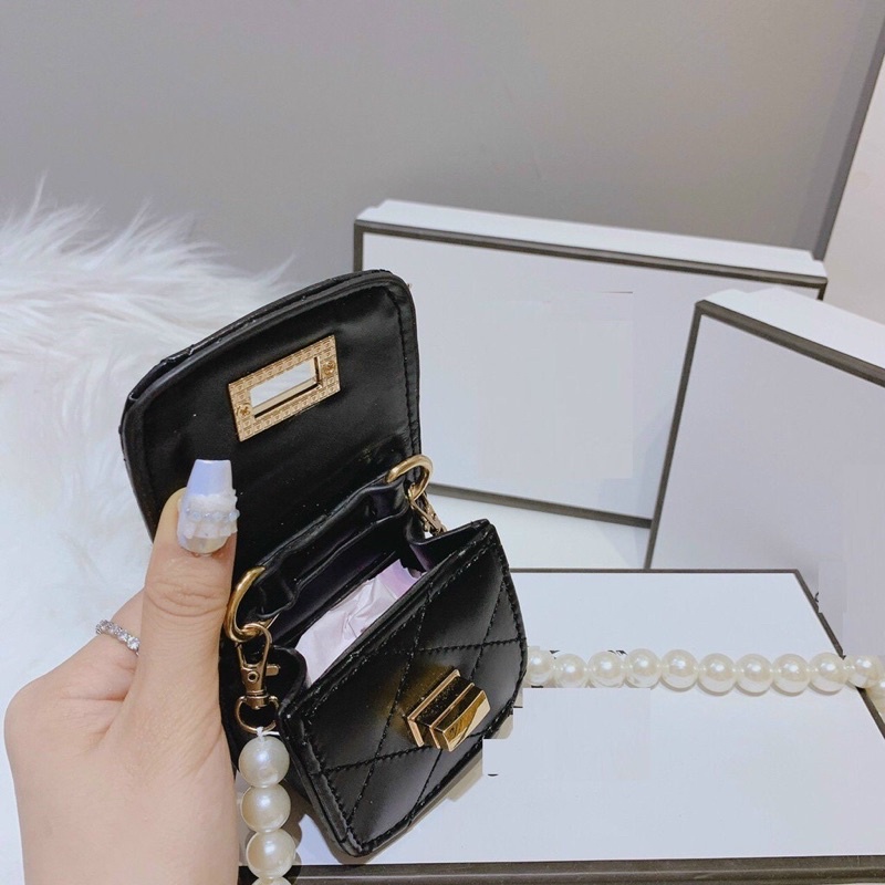 Túi Mini Nữ kèm dây ngọc đeo chéo nhỏ xinh💖FREESHIP💖