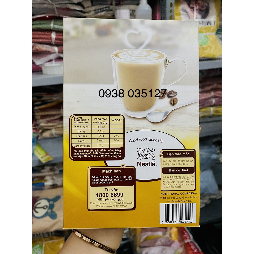 BỘT KEM COFFEE MATE NESTLE 450g - date 2024 - bột kem béo pha trà sữa và cà phê