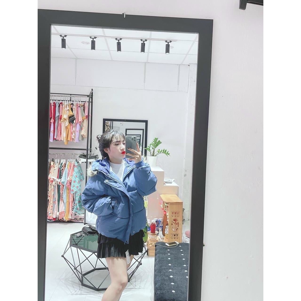 Áo phao 5 màu lông chồn - Áo khoác nữ chất phao trần lông tháo rời - LYLY STORE | BigBuy360 - bigbuy360.vn