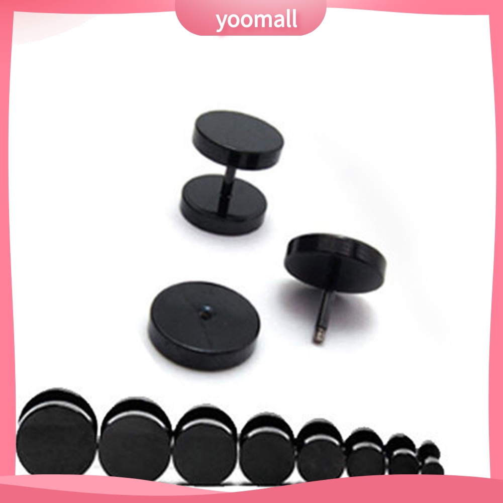 Khuyên tai bằng thép không gỉ kiểu dáng đơn giản cá tính cho nam