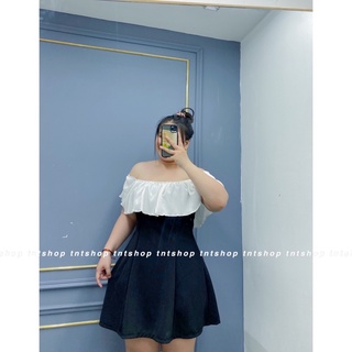ĐẦM TRỄ VAI BÈO TRẮNG [ TNT SHOP BIGSIZE 60KG 90KG ]