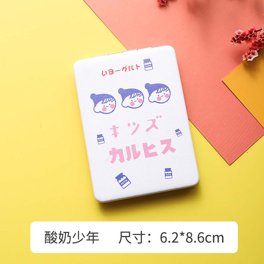 Gương Mini Cầm Tay 2 Mặt Hàn Quốc Siêu Xinh Loại 2