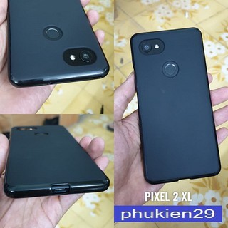 [GOOGLE PIXEL 2 XL/ 2XL] Ốp lưng silicon dẻo đen nhám cao cấp Pudini