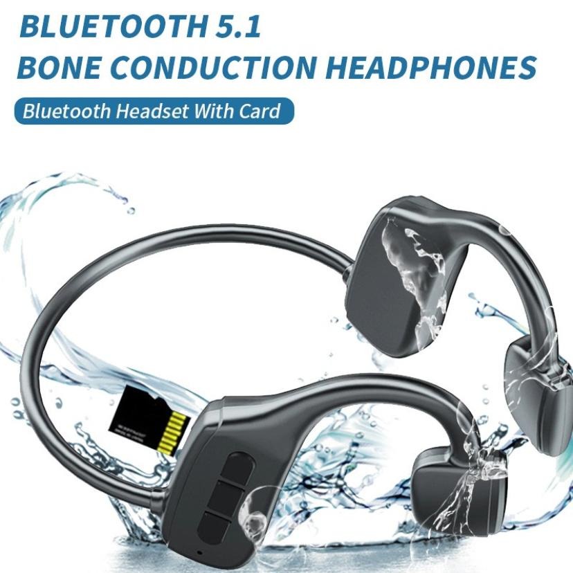 Thật G2 Dẫn Truyền Xương Tai Nghe Bluetooth Tai Nghe Không Dây Chống Nước Thể Thao Tai Nghe Có Mic Cho Tập Thể Dục Chạy Lái Xe VN