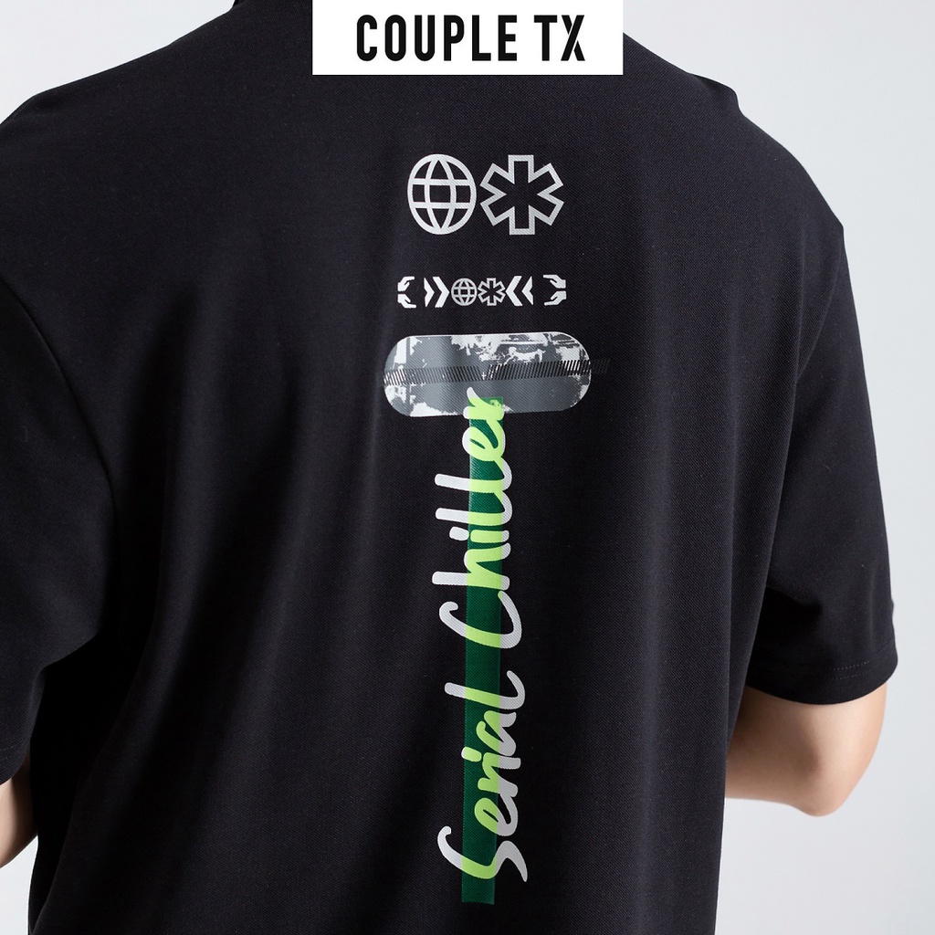 Áo Polo Nam Couple TX In Thân Sau MPO 1015