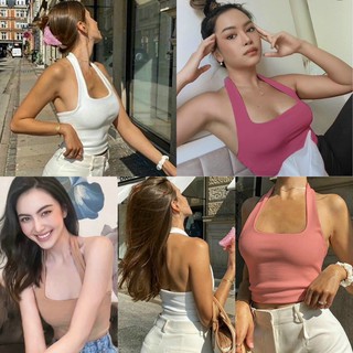 Áo 2 dây, cổ yếm chất mát, mix đồ siêu sexy, siêu át cho mùa hè | XKA65 | MeiMei Studio