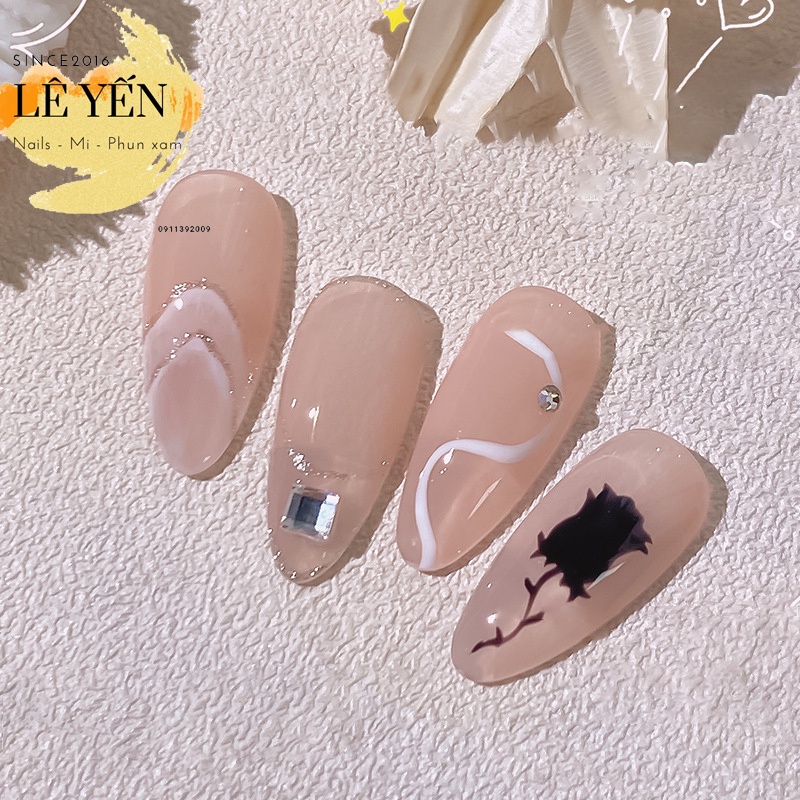 Set 6 chai gel vẽ cọ nét VALENDO chính hãng siêu hot 2022  - chuyên dùng để vẽ móng
