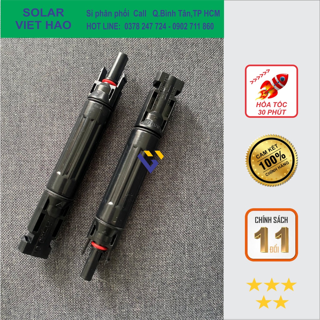 Đầu nối MC4 có cầu chì 15A 20A