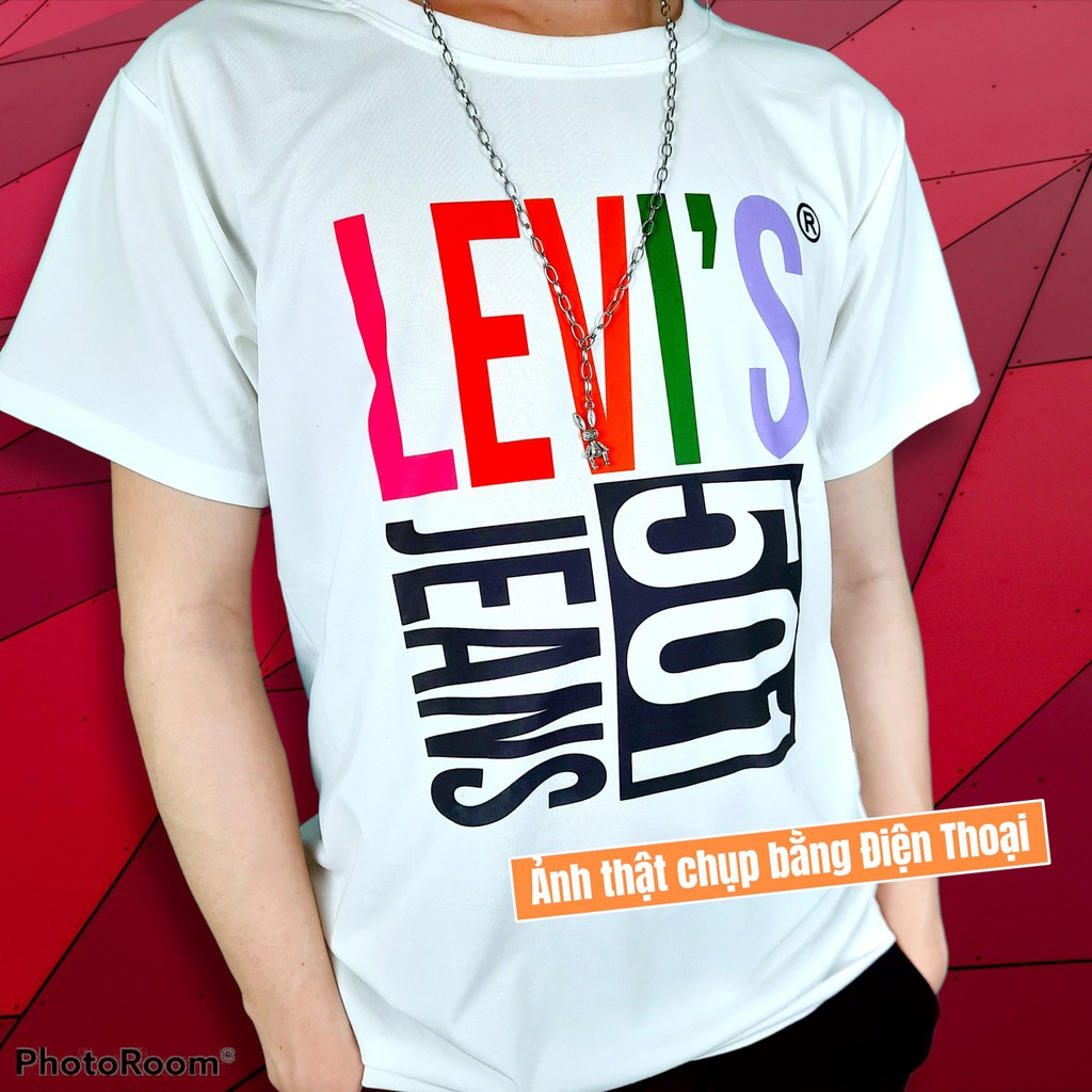 Áo thun Unisex tay lỡ ODC-Áo phông ngắn tay LEVIS-Chất cotton 4 chiều thoáng mát-Dễ phối đồ-Đồ đôi cho cặp đôi-Năng động | BigBuy360 - bigbuy360.vn
