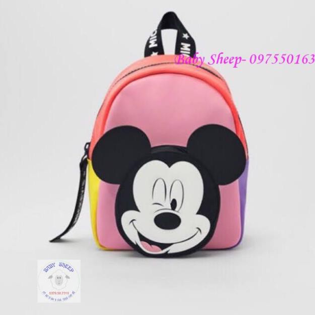 Balo zara mickey cho bé (hàngsẵn,chuẩn hãng)đủ tag sườn