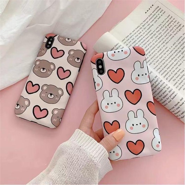 Ốp nỗi gấu và thỏ iPhoneXs Max