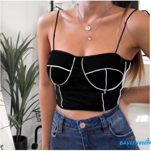 Áo croptop 2 dây quyến rũ thời trang dành cho nữ