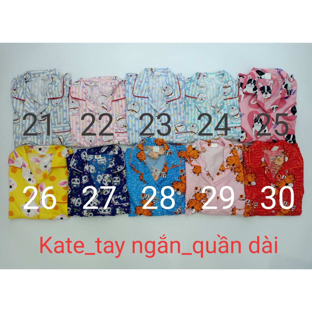 THANH LÝ | Đồ Bộ Mặc Nhà "Quần dài" Pijama Kate Thái - Dưới 58kg (Phần 2)