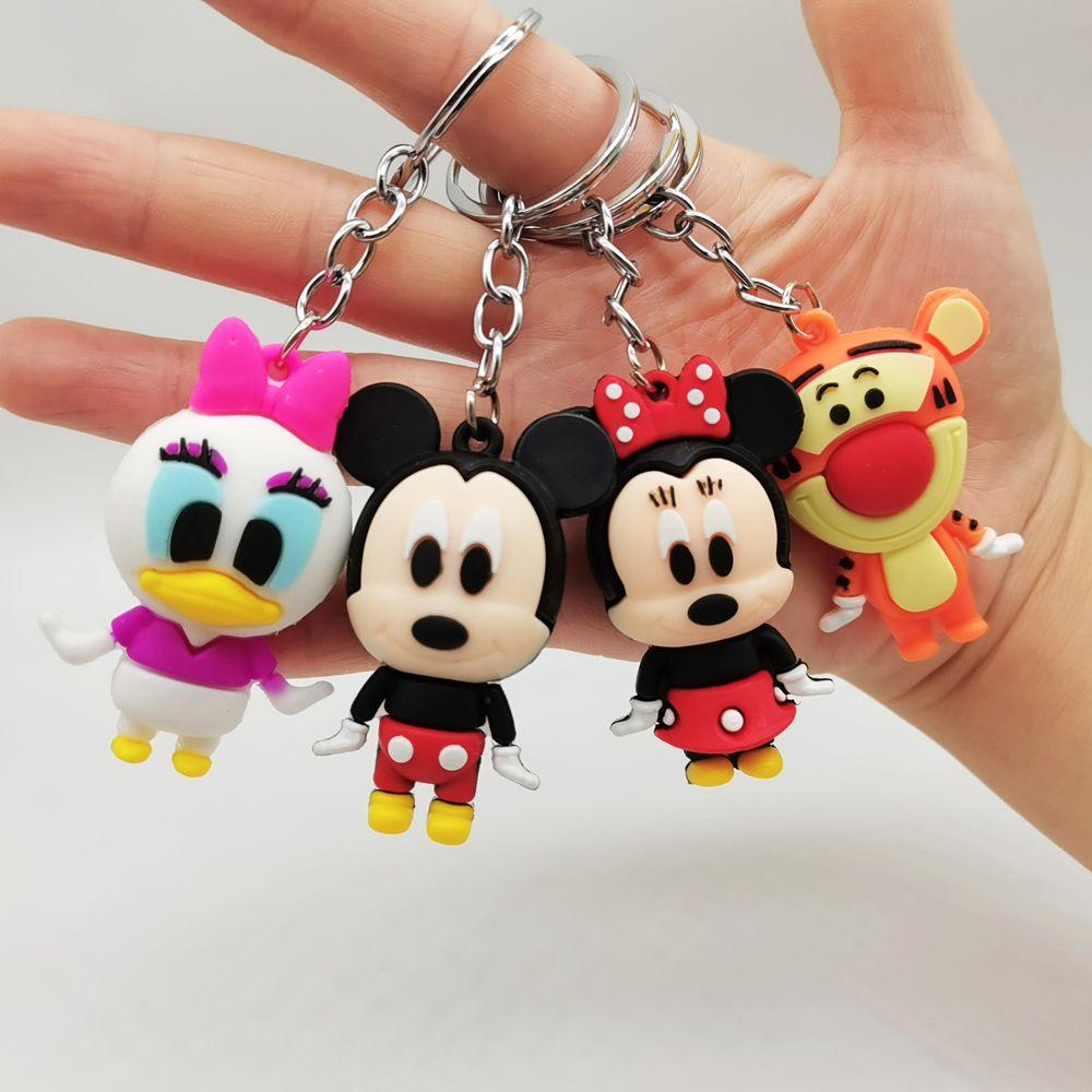 Móc Khóa Hình Chuột Mickey / Vịt Stitch Dễ Thương REBUY1