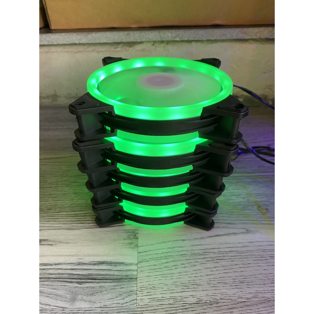 Quạt tản nhiệt Fan led RGB case 12cm Không dùng Hub