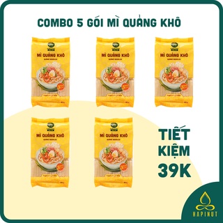 5 gói mì Quảng khô Hapinut - Đặc sản Quảng Nam