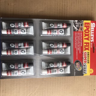 Keo gắn sắt 2 thành phần AB EPOXY FIX SELLEYS nhỏ 20ml chịu nhiệt, chịu nước dán sắt, gỗ đá