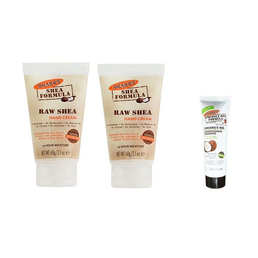 2 tuýp kem dưỡng da tay giữ ẩm Bơ hạt mỡ Palmer's Shea Formula 60g + tặng Dầu gội dừa Palmer's 50ml | BigBuy360 - bigbuy360.vn
