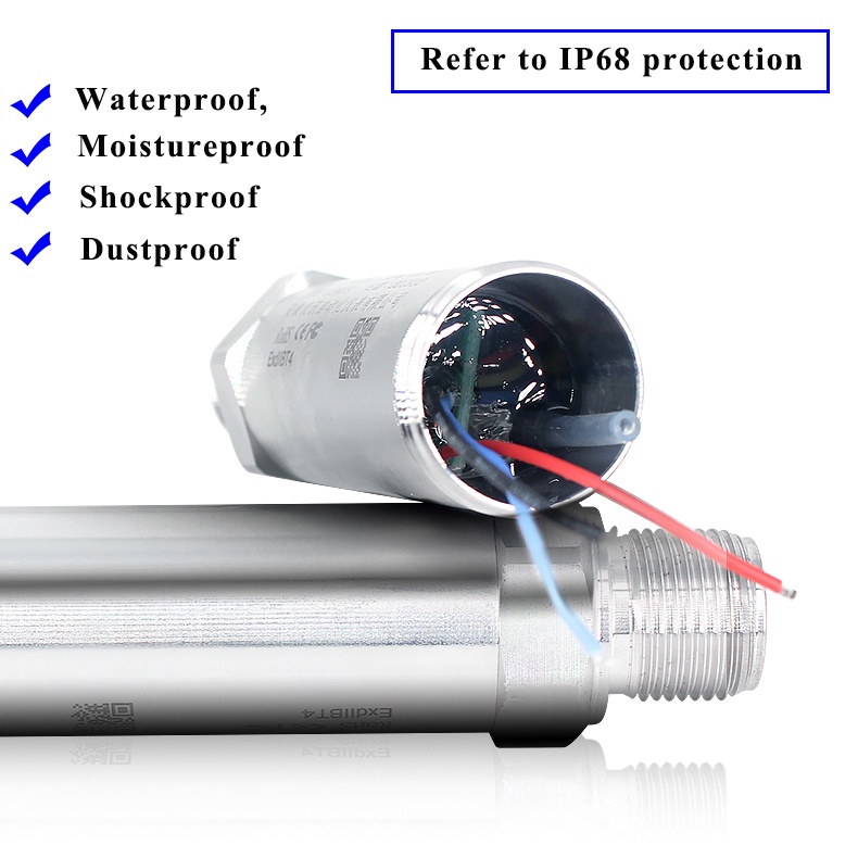 Bộ Cảm Biến Áp Suất Dầu / Nước / Nhiên Liệu 200 Độ G1 / 4 24VDC 4-20mA 0-1000bar Bằng Thép Không Gỉ