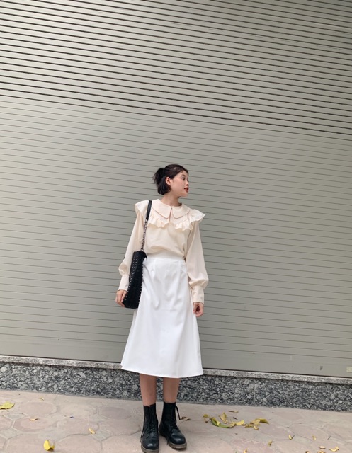 Chân váy dài cạp 3 màu ( size s,m)