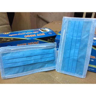 [An toàn]Combo 5h khẩu trang y tế xanh Duy Ngọc hàng chuẩn dày dặn
