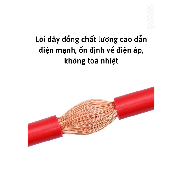 5m Dây Điện Đơn Mềm 0,5mm Lucky Sun Lõi Đồng Các Loại, dây điện chịu nhiệt, cáp hạ thế