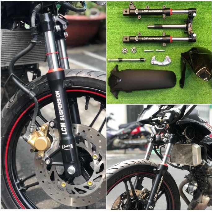 Combo phuộc trước LCM winner up lên xe ex150 _Dochoixemaynhapkhau