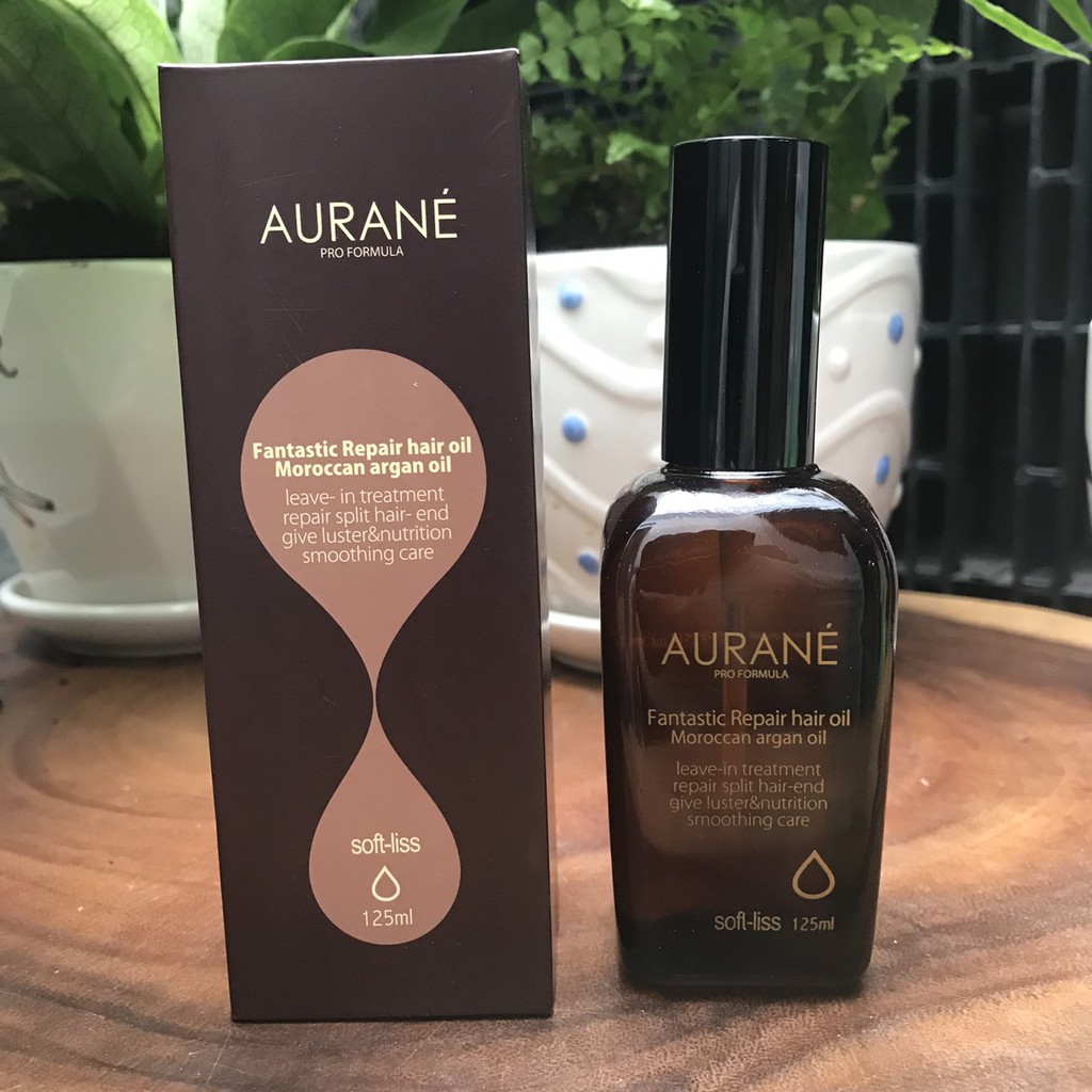 Tinh dầu dưỡng tóc Argan SoftLiss Aurane 125ml (mẫu mới)