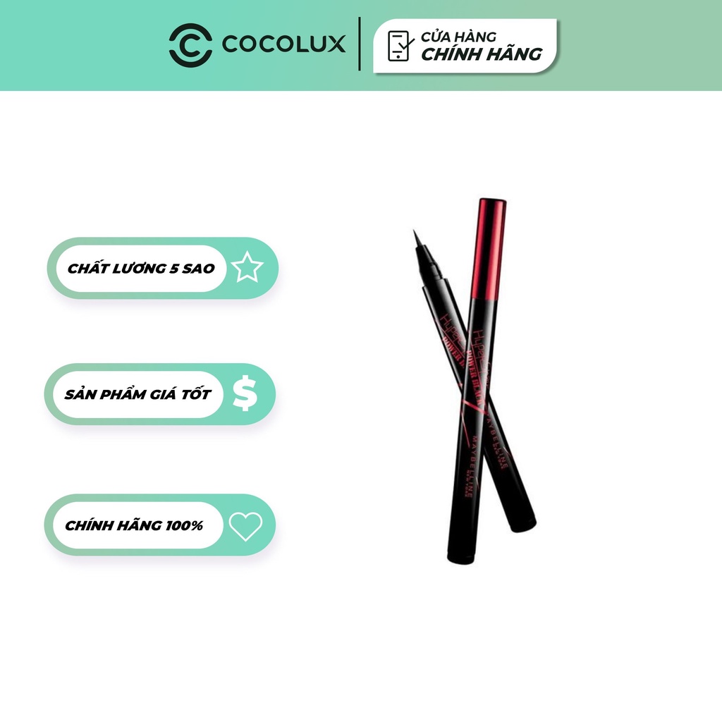 Bút kẻ mắt nước Hyper Sharp Power Black Maybelline - [Coco Shop]